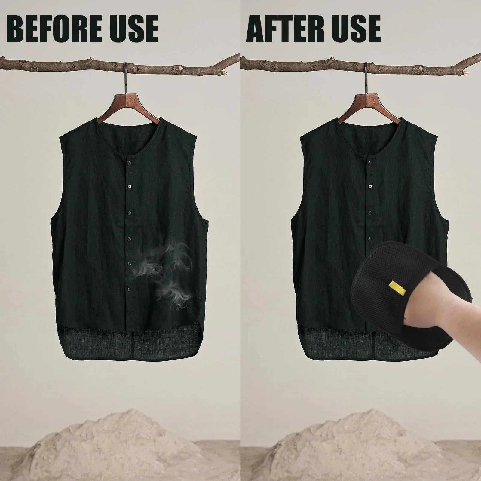 Double-Sided Static Grooming Tool